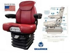 Grammer 12V Air Suspension Seat ~ MSG95/741